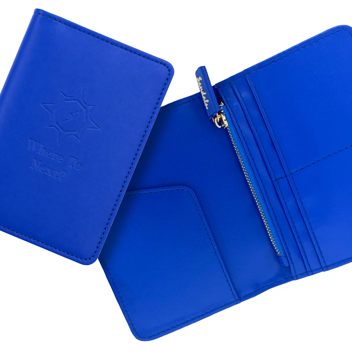 Passport Holder and Luggage Tag Set for Two