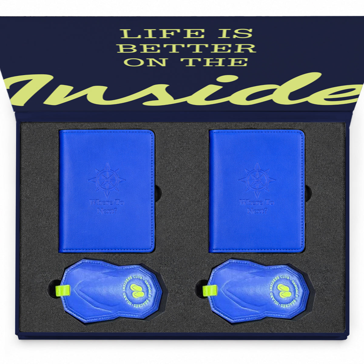 Passport Holder and Luggage Tag Set for Two